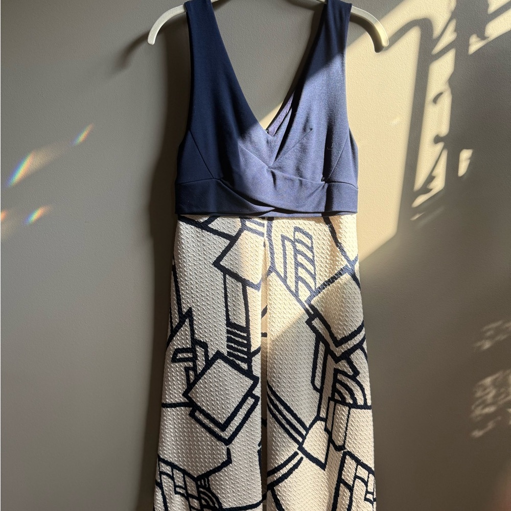 HD in Paris Navy & Blue White Dress